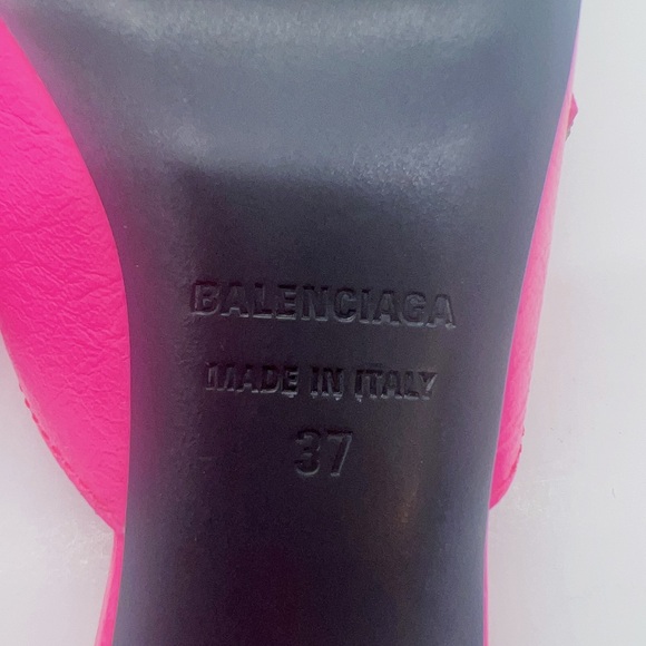 BALENCIAGA Cagole 70 Leather Point Toe Mules - Picture 10 of 13